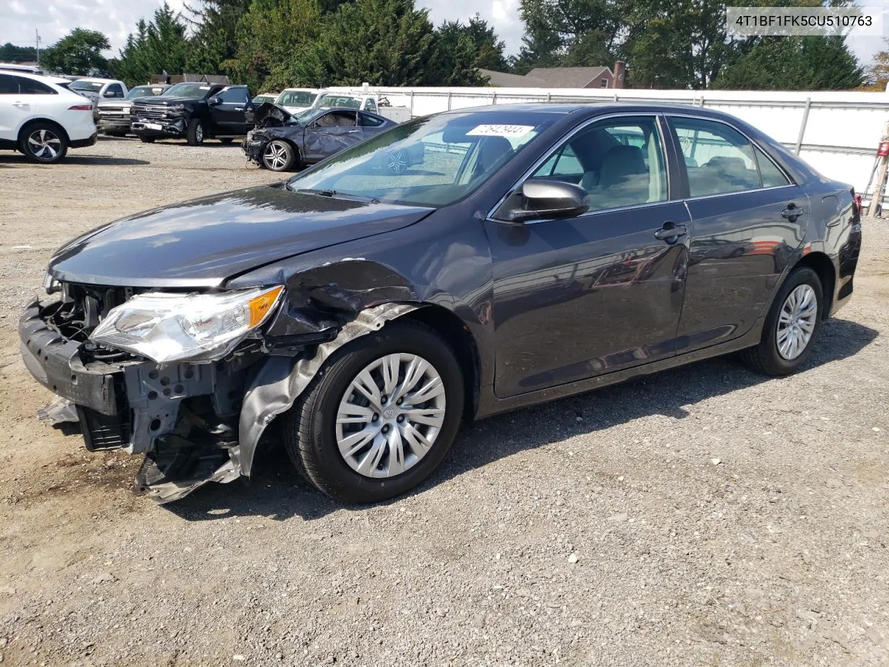 2012 Toyota Camry Base VIN: 4T1BF1FK5CU510763 Lot: 72642944