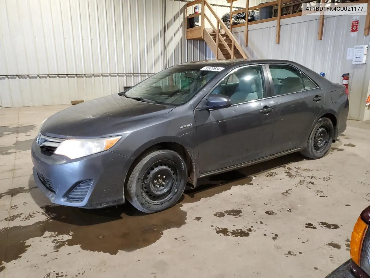 2012 Toyota Camry Hybrid VIN: 4T1BD1FK4CU021177 Lot: 72644674