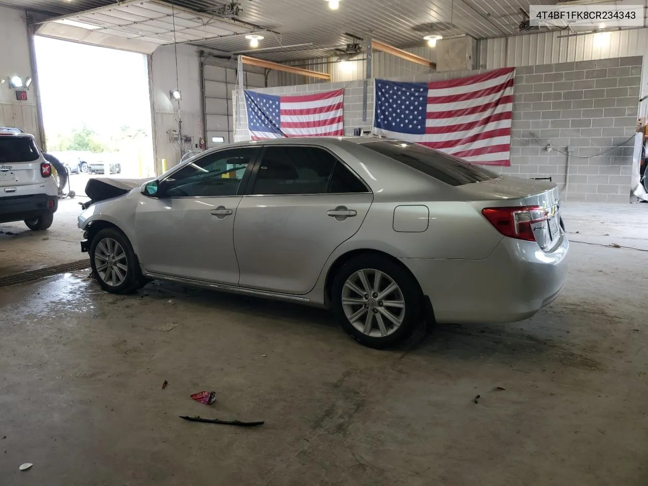 2012 Toyota Camry Base VIN: 4T4BF1FK8CR234343 Lot: 72653534