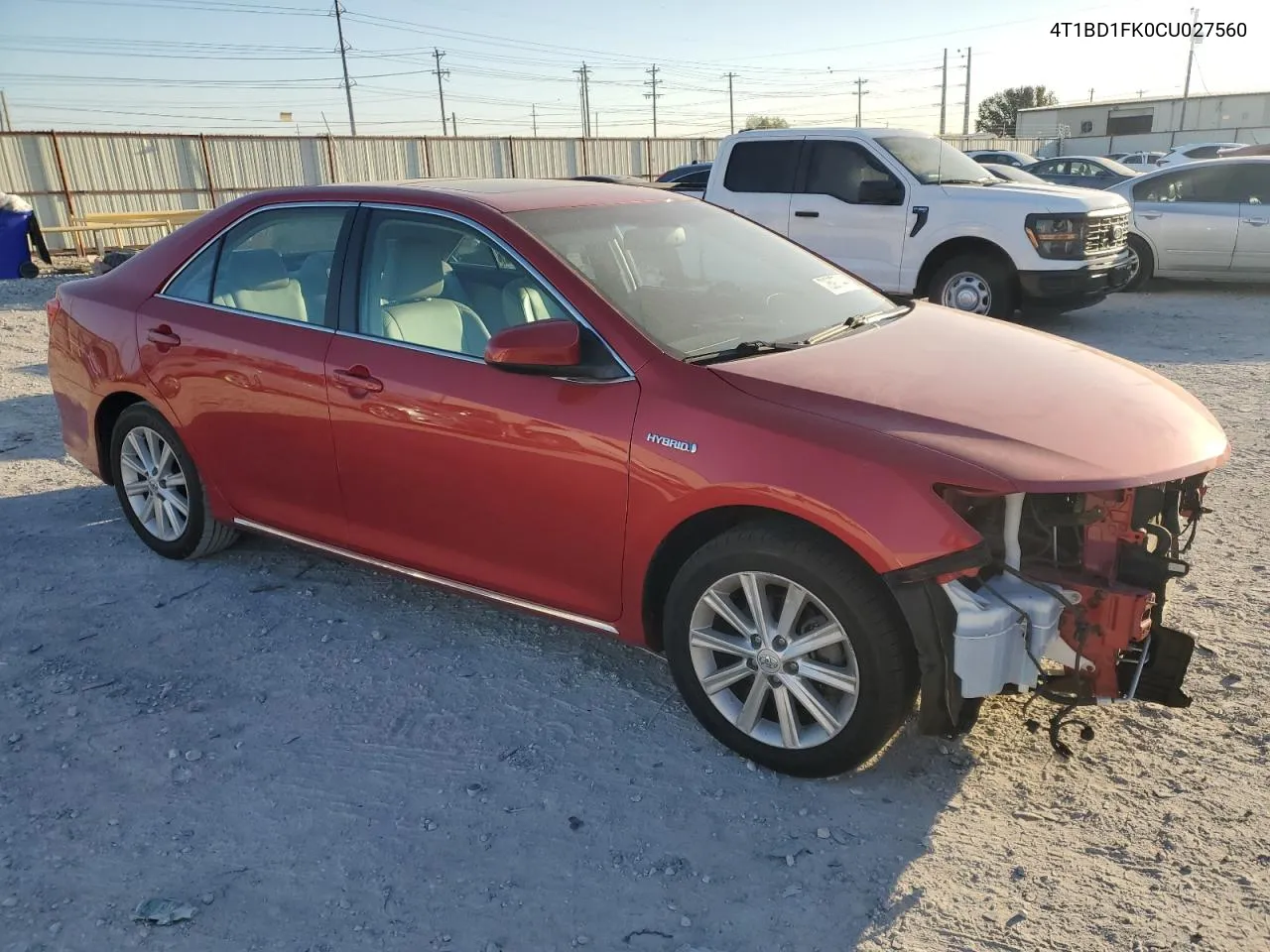 4T1BD1FK0CU027560 2012 Toyota Camry Hybrid