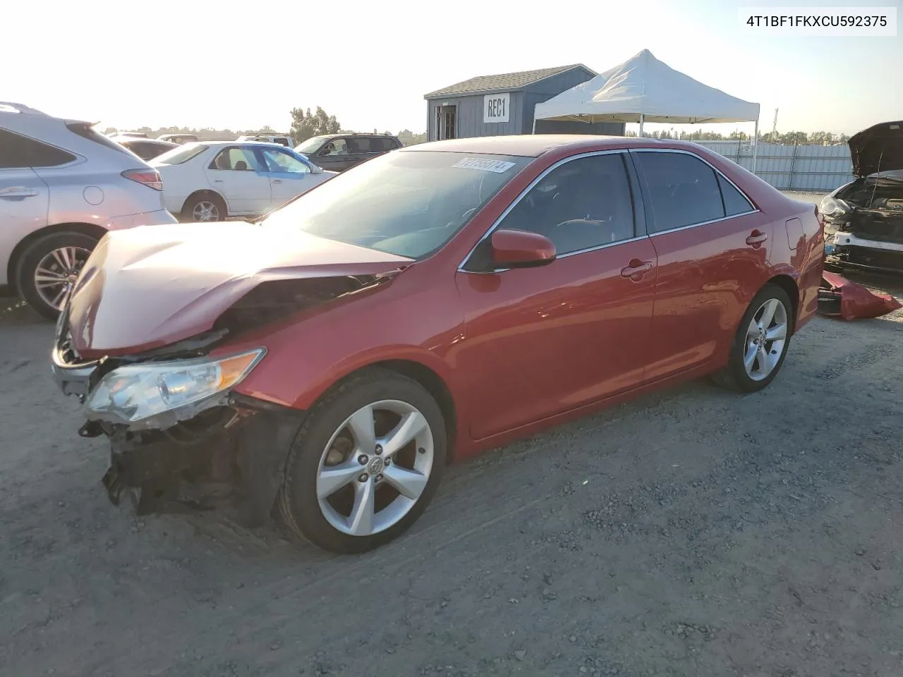 2012 Toyota Camry Base VIN: 4T1BF1FKXCU592375 Lot: 72755874