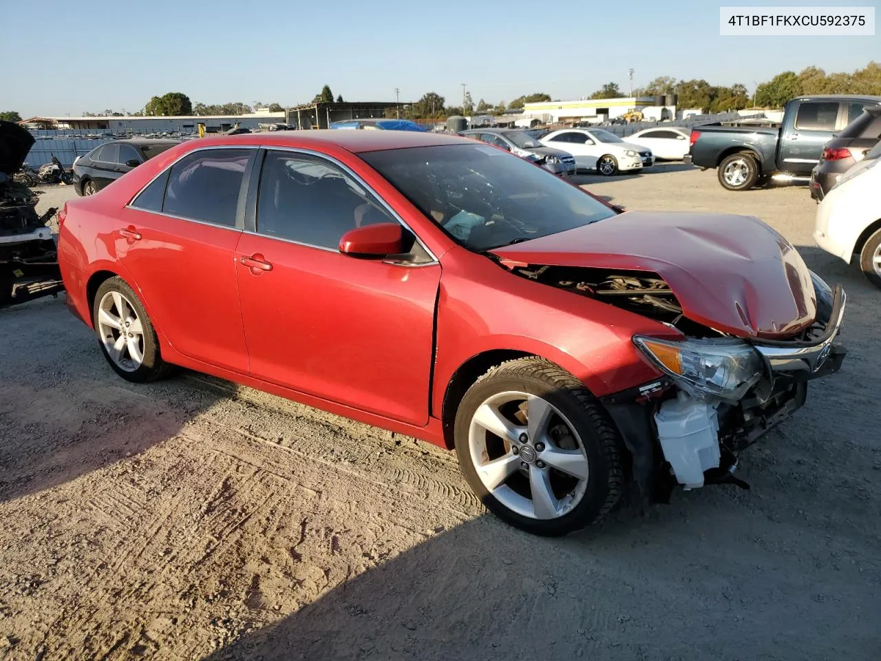 2012 Toyota Camry Base VIN: 4T1BF1FKXCU592375 Lot: 72755874