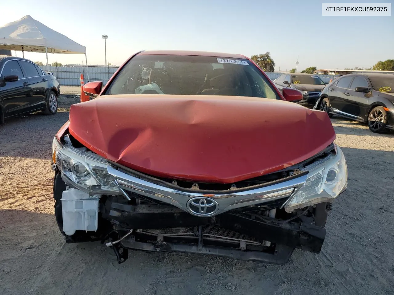 4T1BF1FKXCU592375 2012 Toyota Camry Base