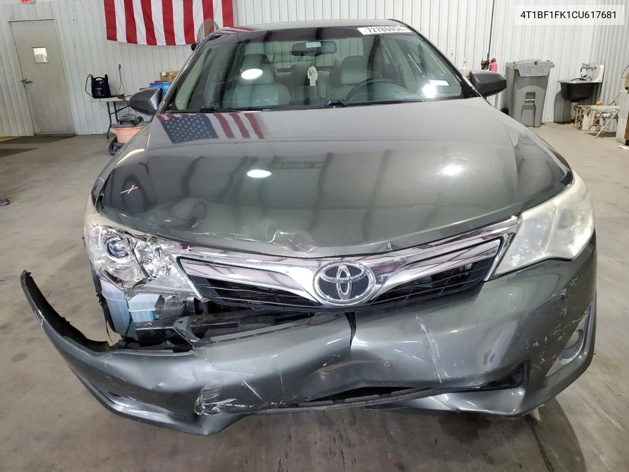 2012 Toyota Camry Base VIN: 4T1BF1FK1CU617681 Lot: 72789454