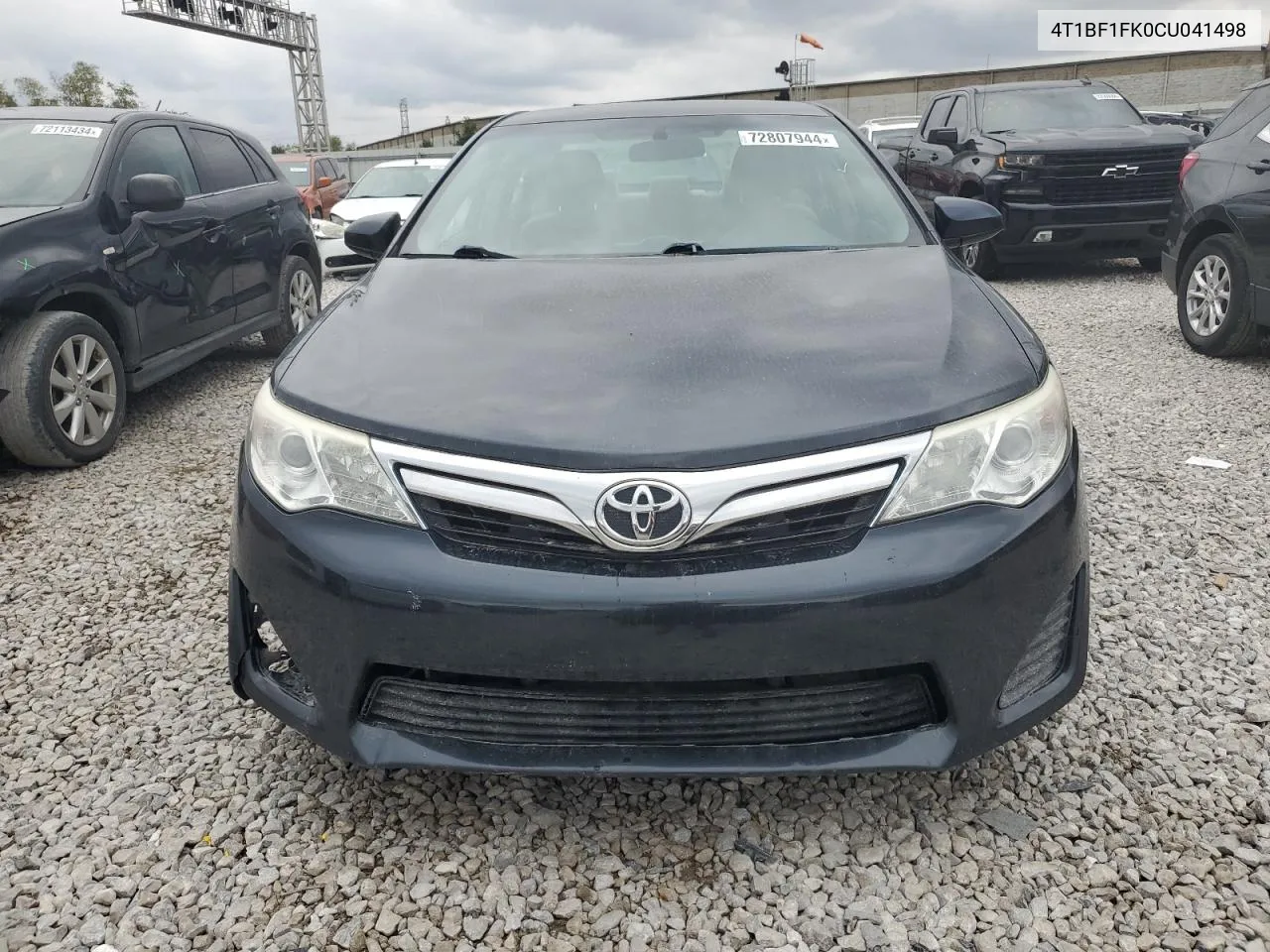 2012 Toyota Camry Base VIN: 4T1BF1FK0CU041498 Lot: 72807944