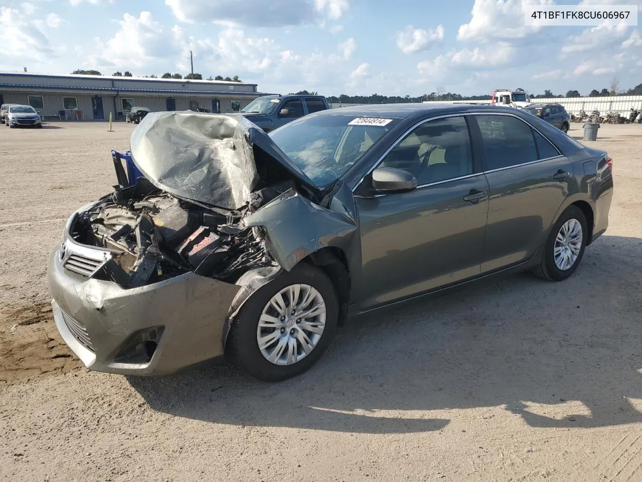 2012 Toyota Camry Base VIN: 4T1BF1FK8CU606967 Lot: 72844914