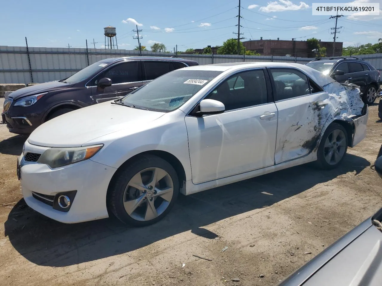 2012 Toyota Camry Base VIN: 4T1BF1FK4CU619201 Lot: 72895474