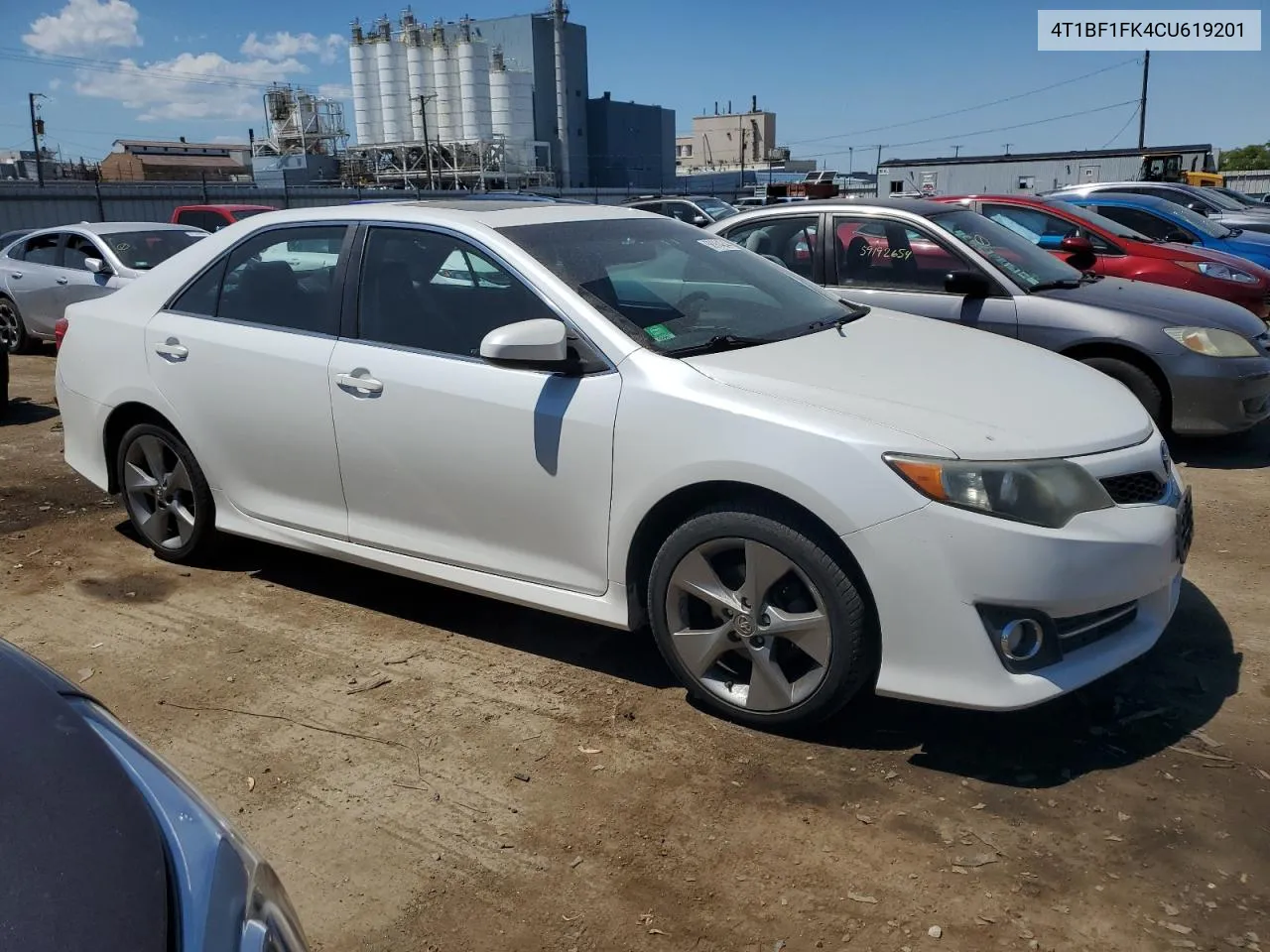 2012 Toyota Camry Base VIN: 4T1BF1FK4CU619201 Lot: 72895474