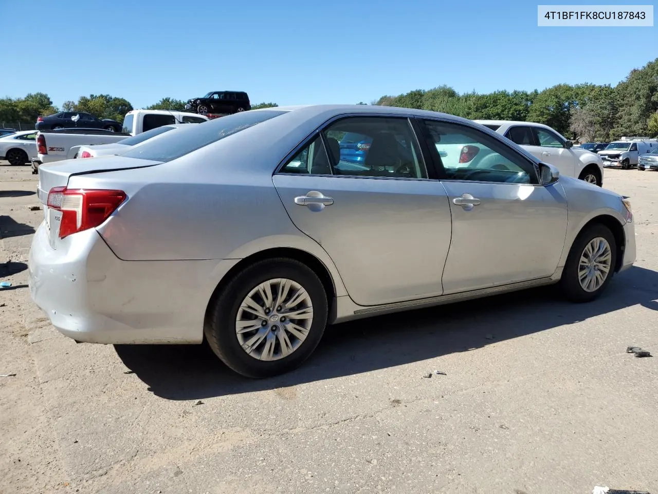 2012 Toyota Camry Base VIN: 4T1BF1FK8CU187843 Lot: 72908864