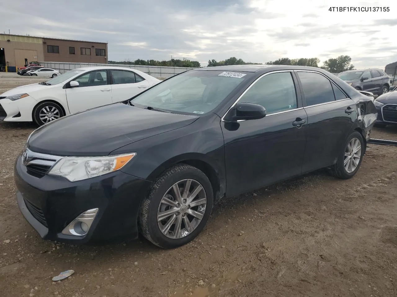 2012 Toyota Camry Base VIN: 4T1BF1FK1CU137155 Lot: 72912434