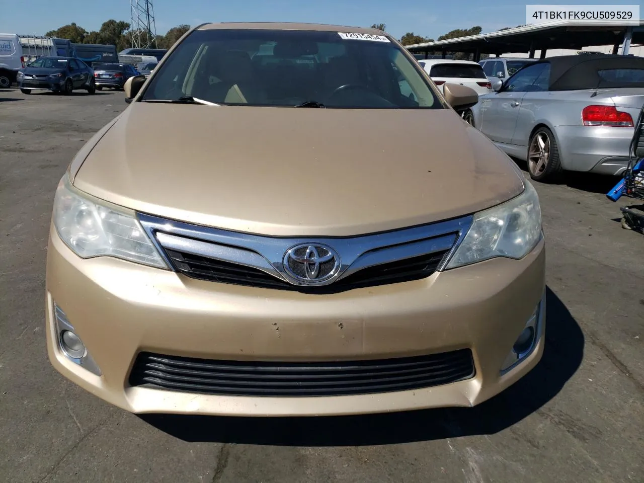 2012 Toyota Camry Se VIN: 4T1BK1FK9CU509529 Lot: 72915454