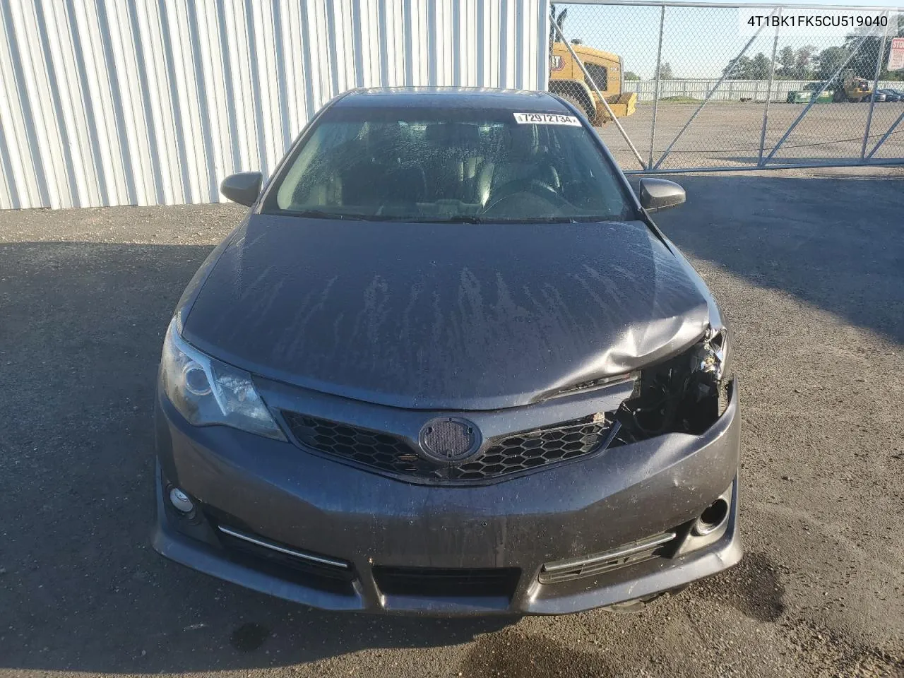 4T1BK1FK5CU519040 2012 Toyota Camry Se