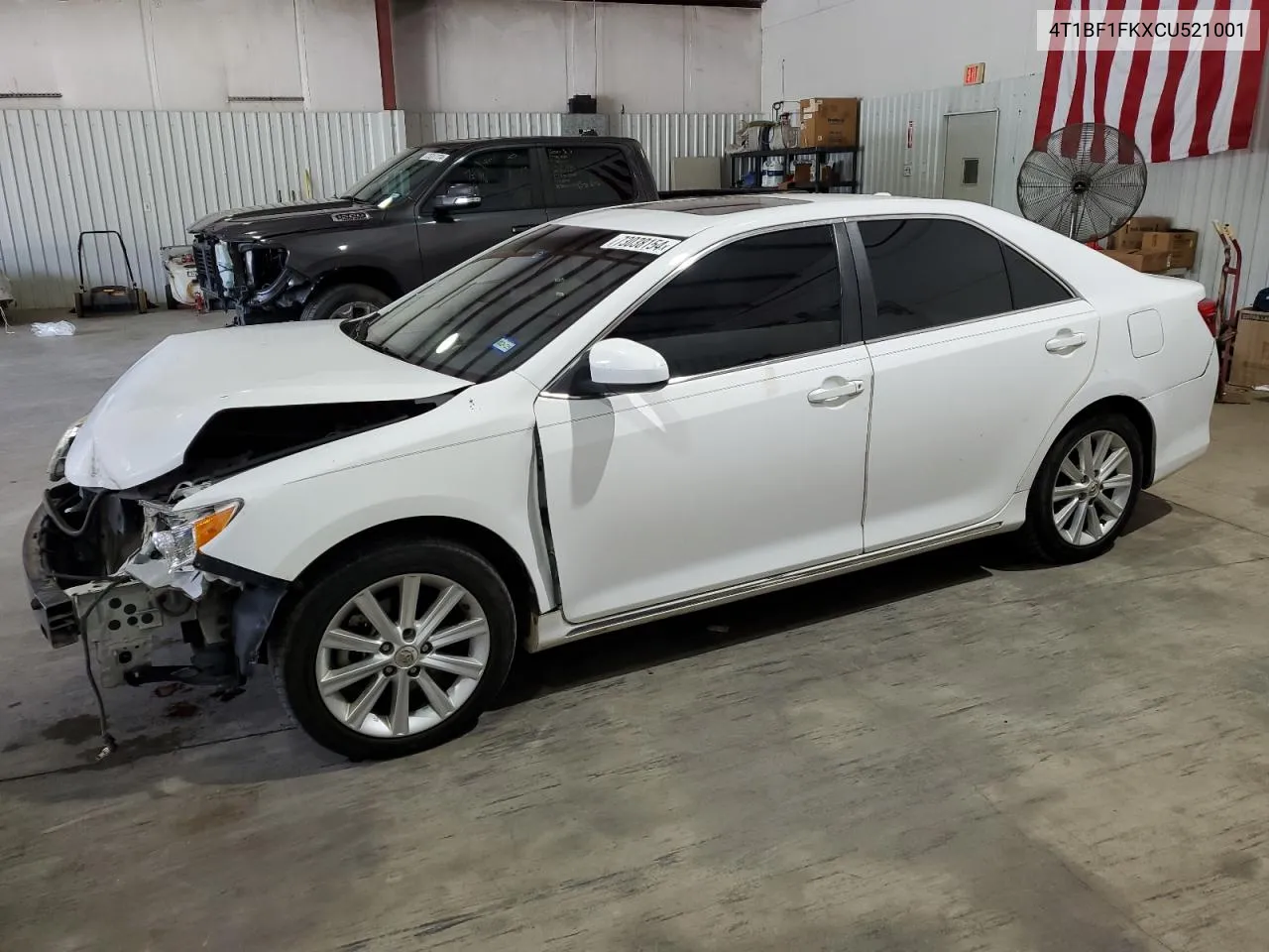 2012 Toyota Camry Base VIN: 4T1BF1FKXCU521001 Lot: 73038154