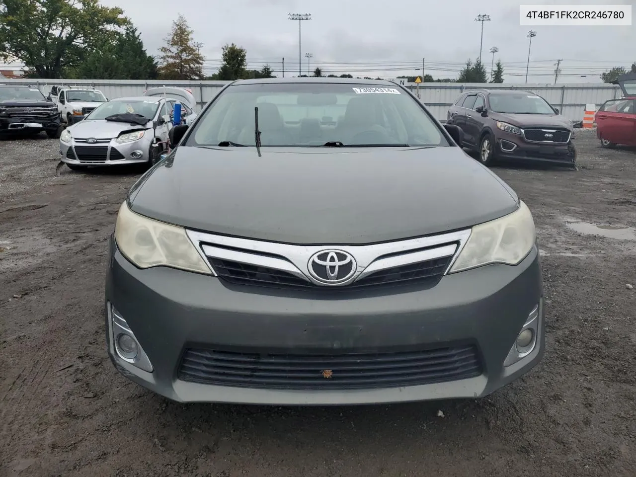 2012 Toyota Camry Base VIN: 4T4BF1FK2CR246780 Lot: 73054314