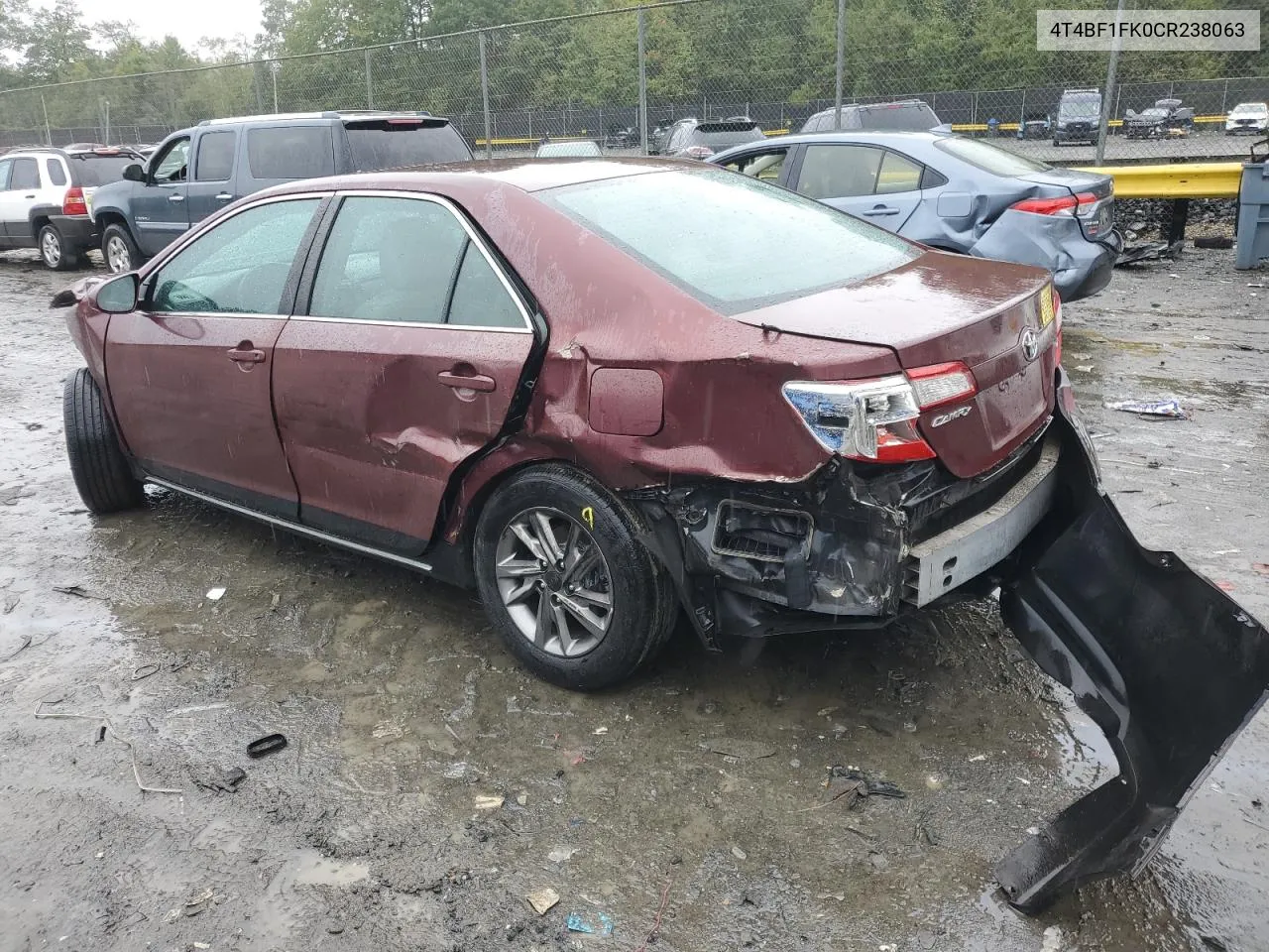 2012 Toyota Camry Base VIN: 4T4BF1FK0CR238063 Lot: 73119154