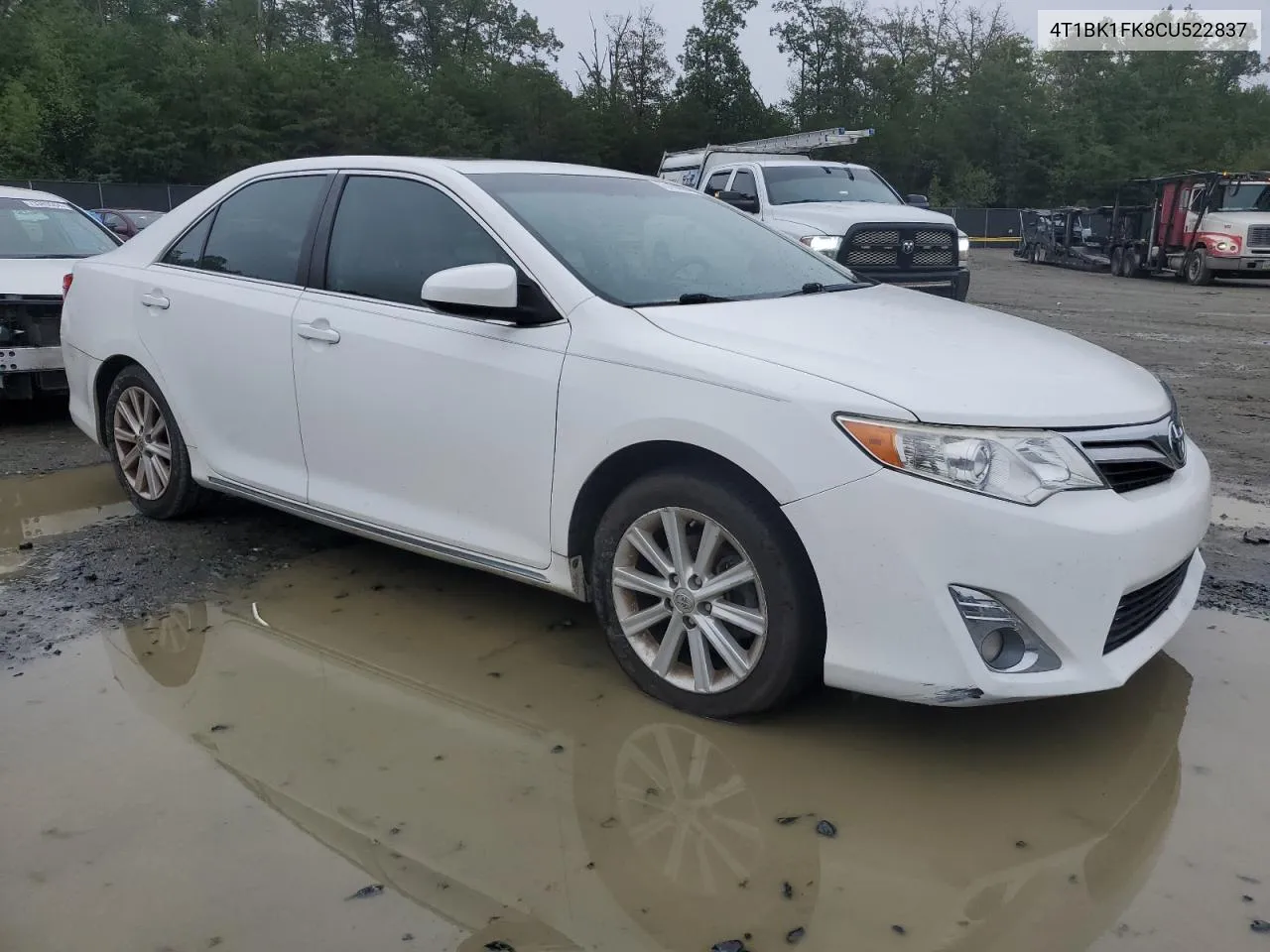 4T1BK1FK8CU522837 2012 Toyota Camry Se