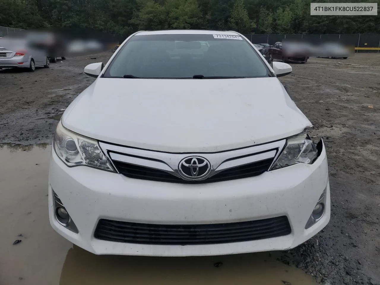 2012 Toyota Camry Se VIN: 4T1BK1FK8CU522837 Lot: 73134264