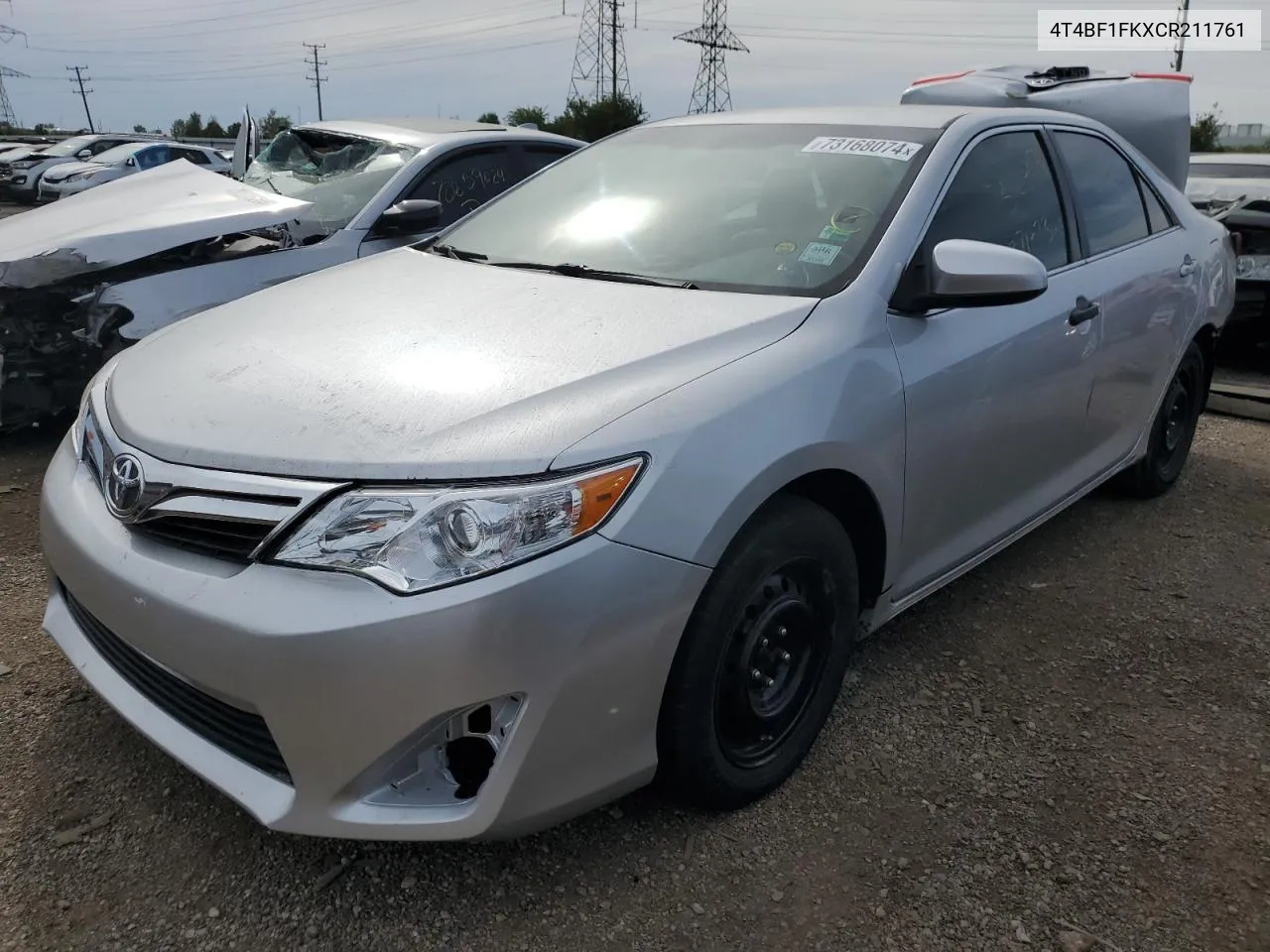 2012 Toyota Camry Base VIN: 4T4BF1FKXCR211761 Lot: 73168074