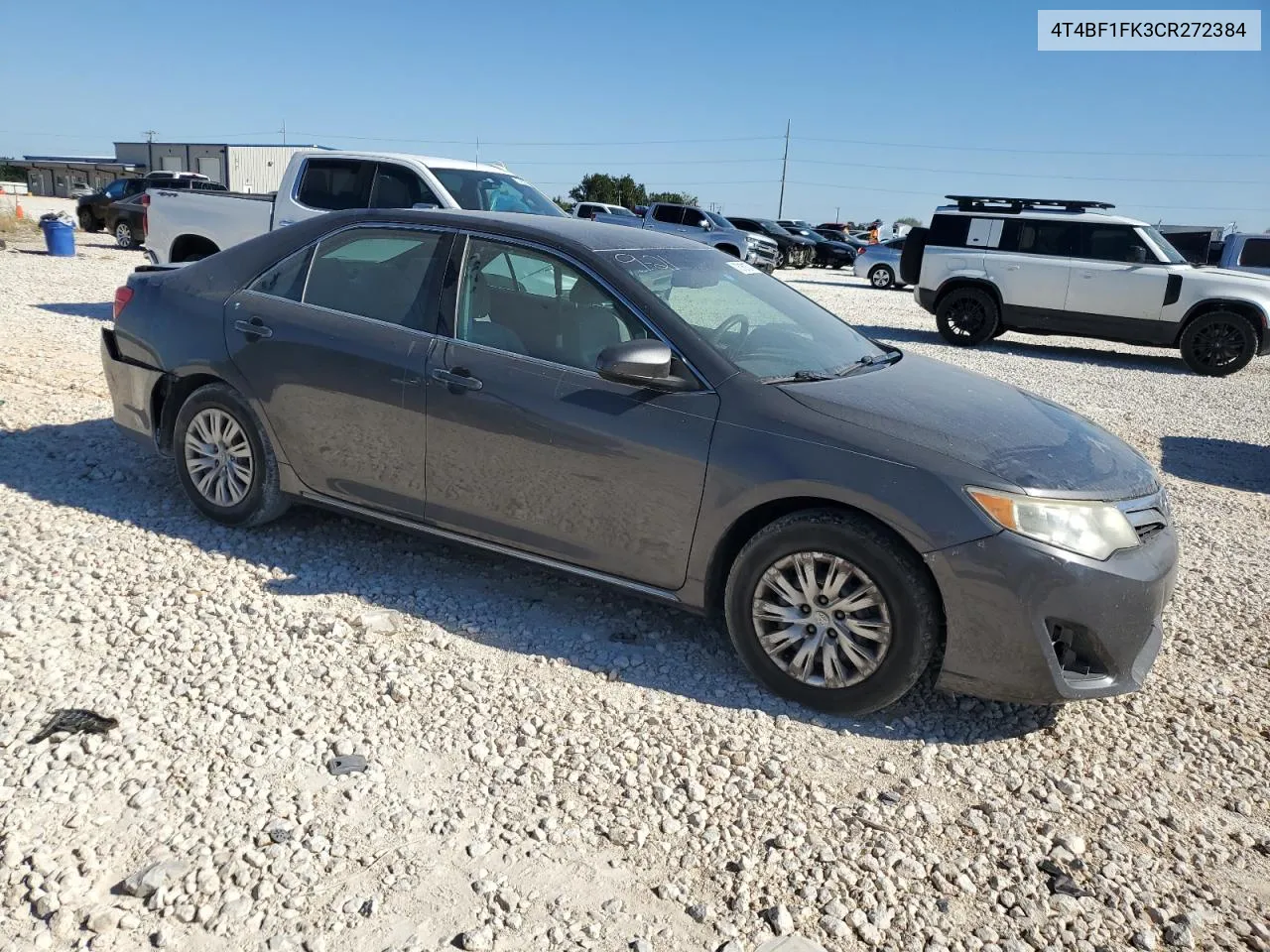 2012 Toyota Camry Base VIN: 4T4BF1FK3CR272384 Lot: 73181374