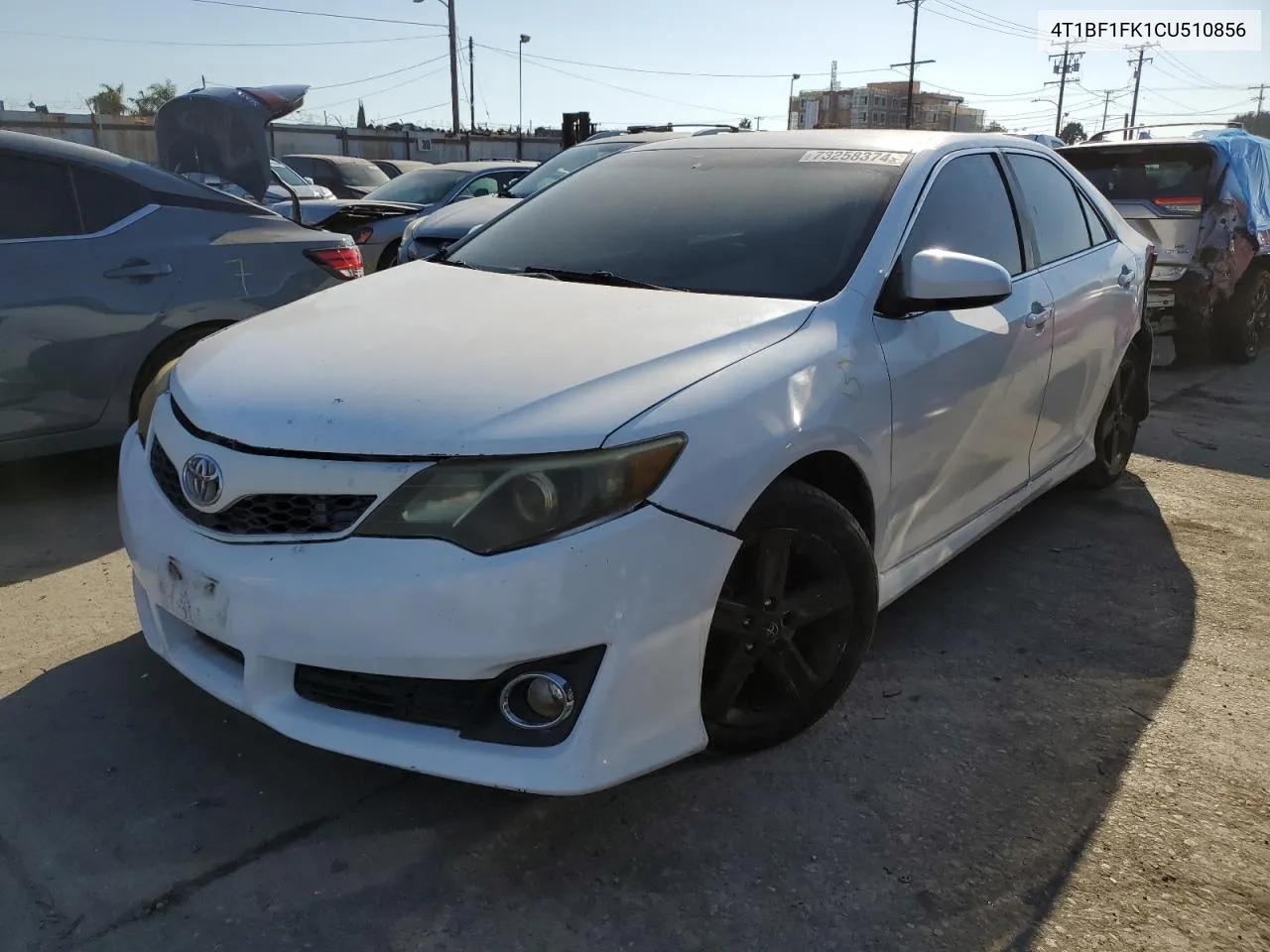 2012 Toyota Camry Base VIN: 4T1BF1FK1CU510856 Lot: 73258374