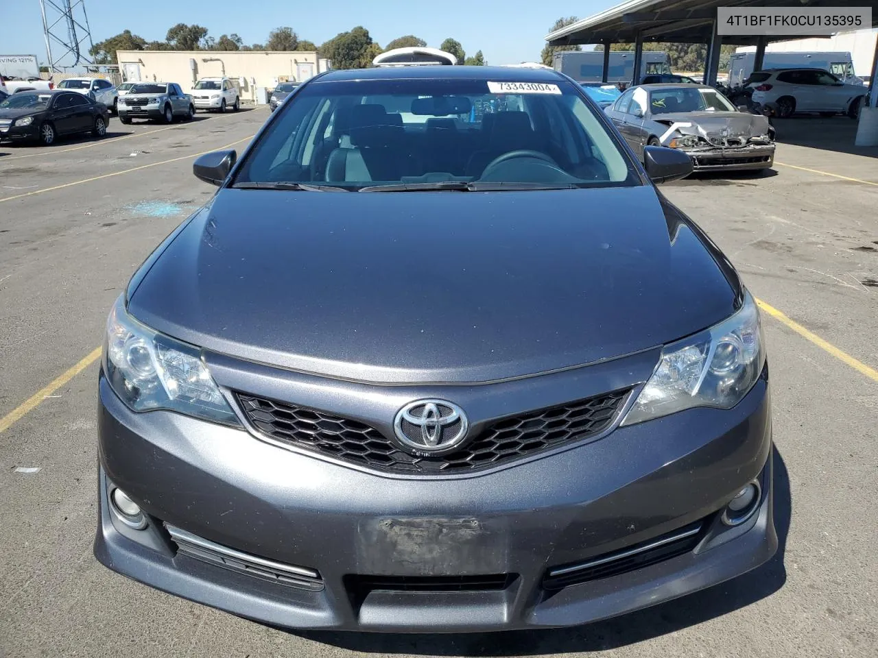 2012 Toyota Camry Base VIN: 4T1BF1FK0CU135395 Lot: 73343004