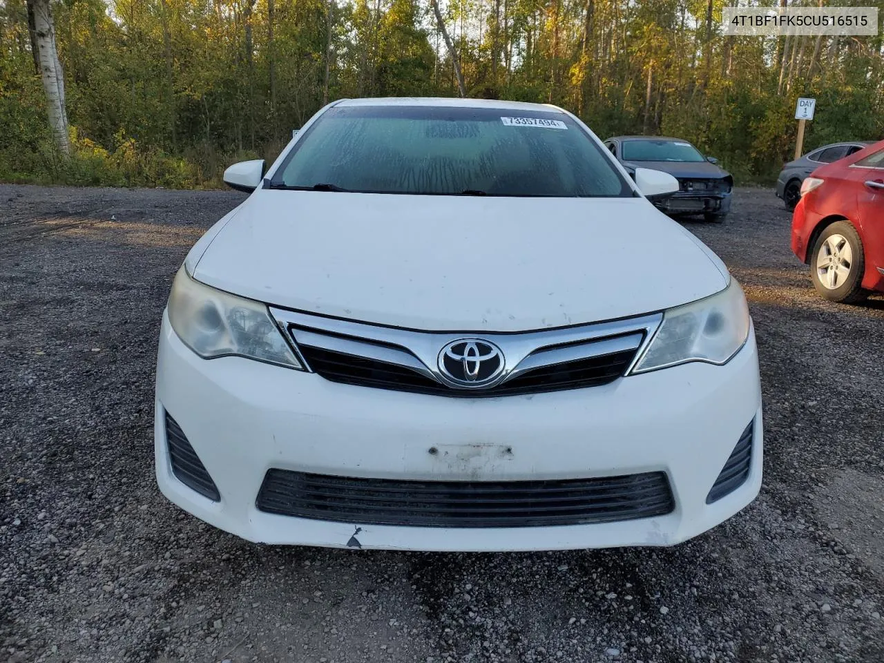 2012 Toyota Camry Base VIN: 4T1BF1FK5CU516515 Lot: 73357494