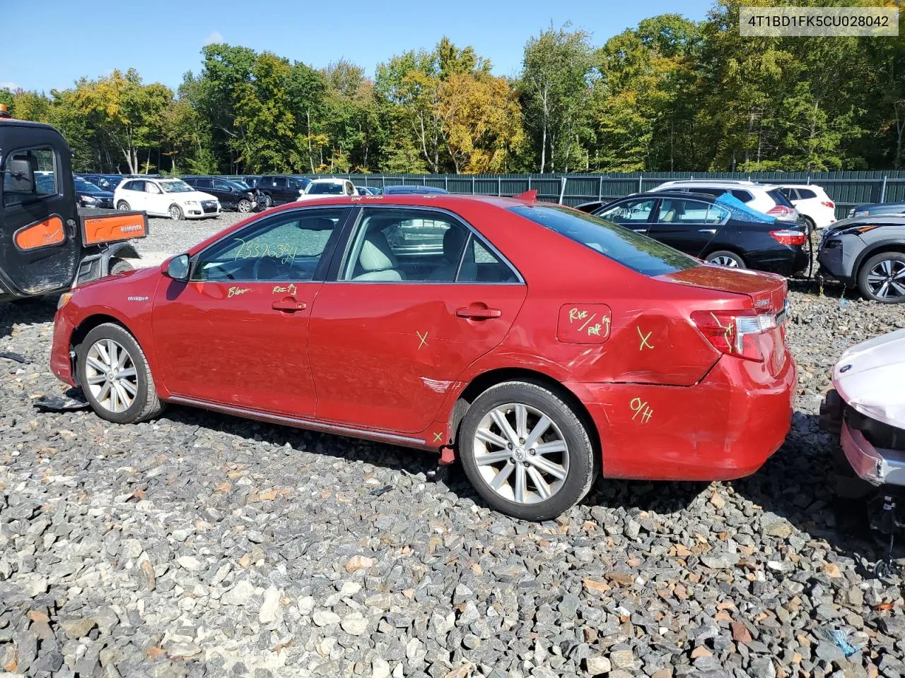 4T1BD1FK5CU028042 2012 Toyota Camry Hybrid