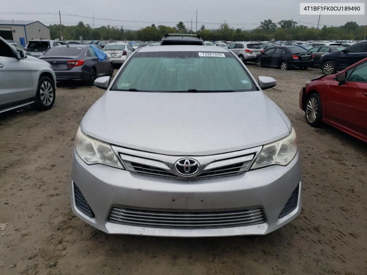 2012 Toyota Camry Base VIN: 4T1BF1FK0CU189490 Lot: 73391344