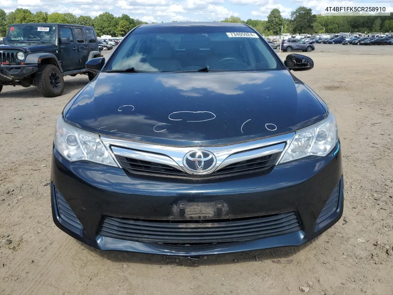 2012 Toyota Camry Base VIN: 4T4BF1FK5CR258910 Lot: 73405924