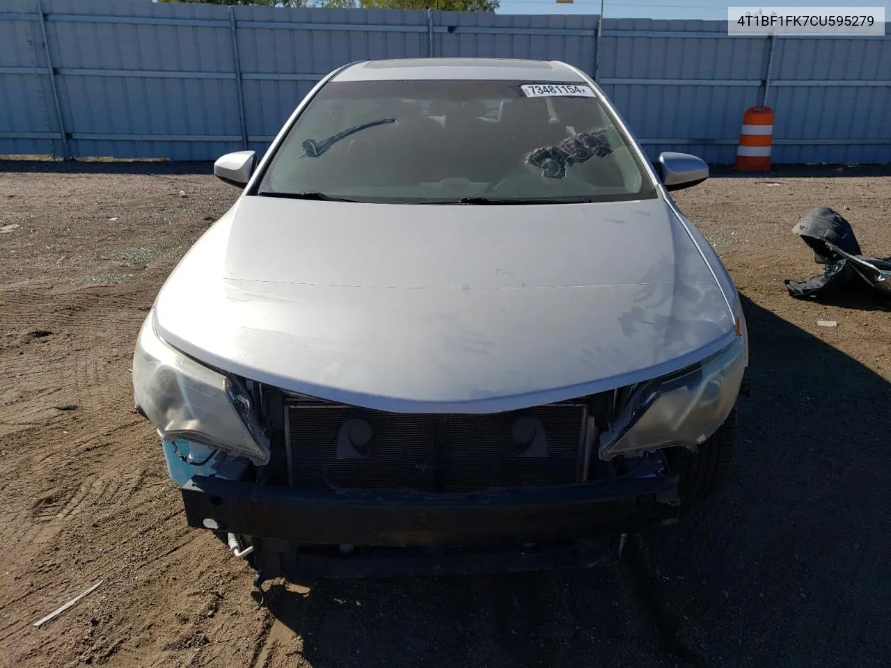 2012 Toyota Camry Base VIN: 4T1BF1FK7CU595279 Lot: 73481154