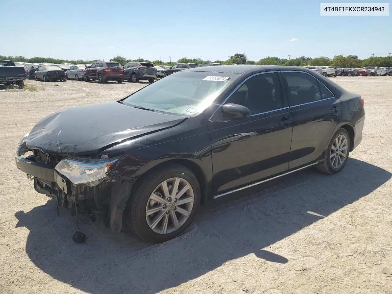 2012 Toyota Camry Base VIN: 4T4BF1FKXCR234943 Lot: 73553004