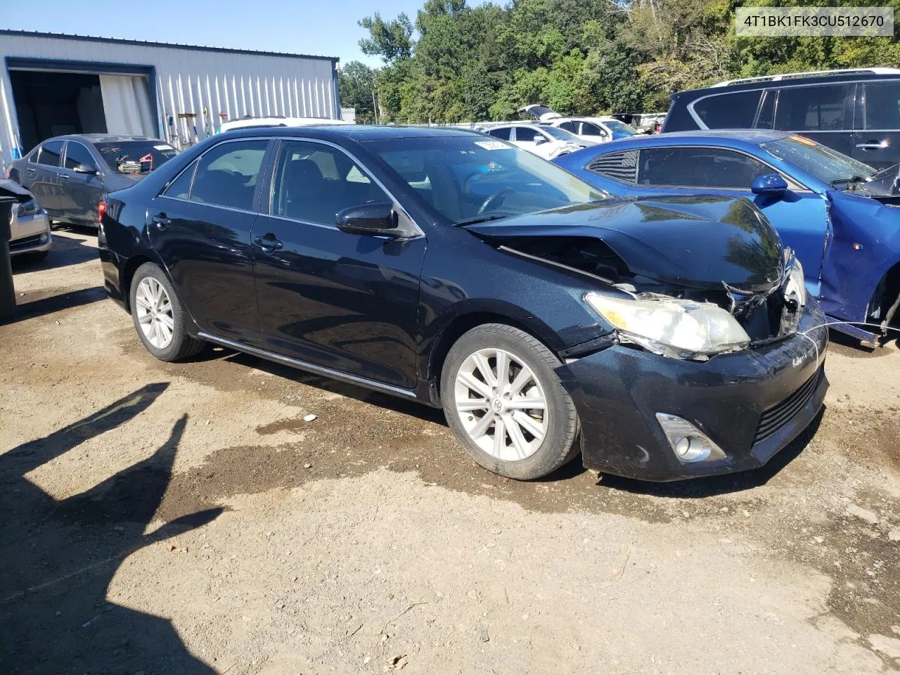 2012 Toyota Camry Se VIN: 4T1BK1FK3CU512670 Lot: 73558134