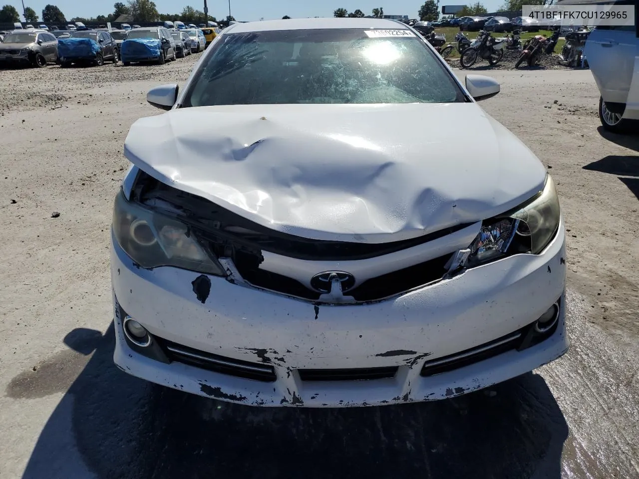 2012 Toyota Camry Base VIN: 4T1BF1FK7CU129965 Lot: 73602254