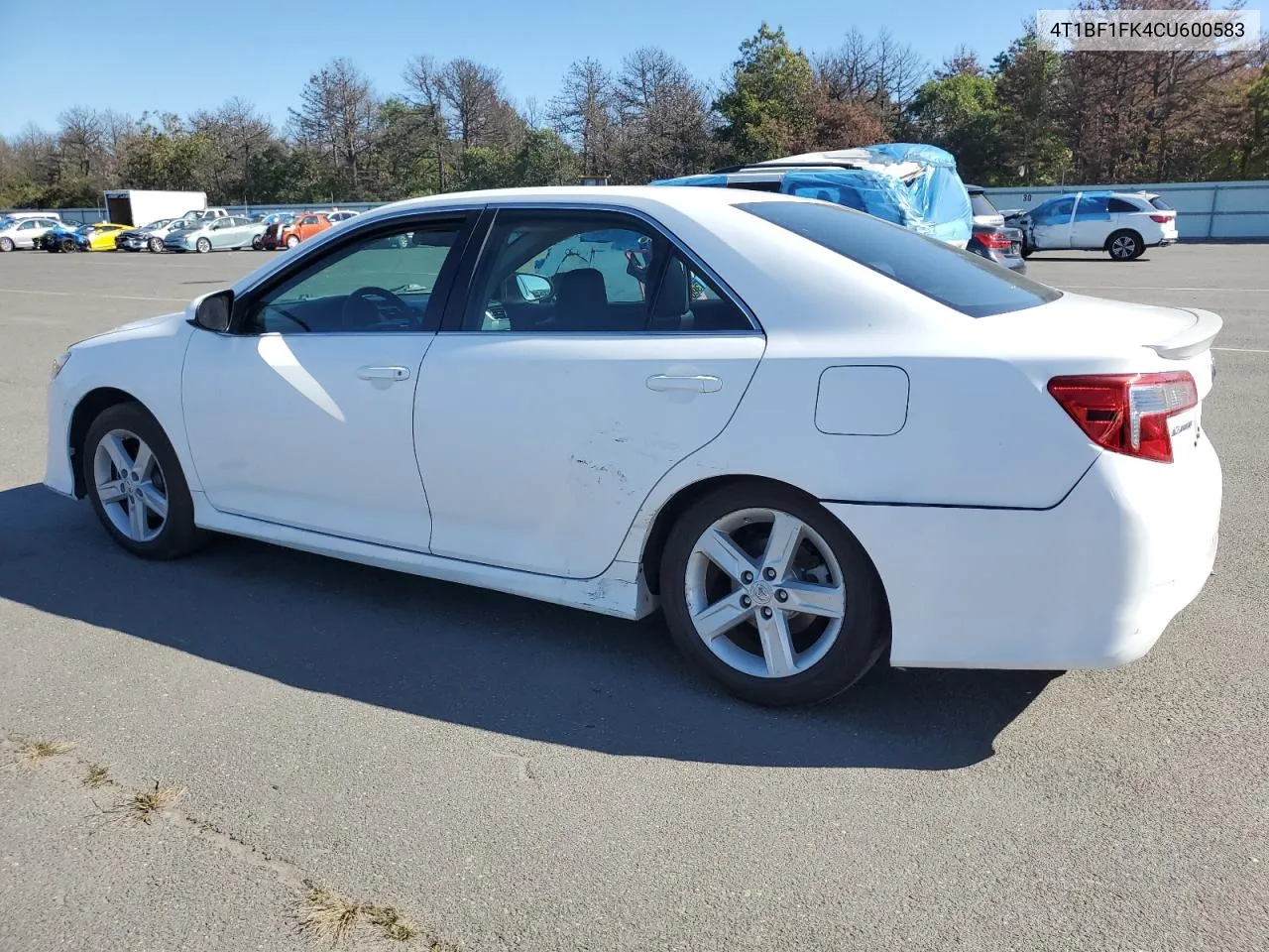 2012 Toyota Camry Base VIN: 4T1BF1FK4CU600583 Lot: 73633854