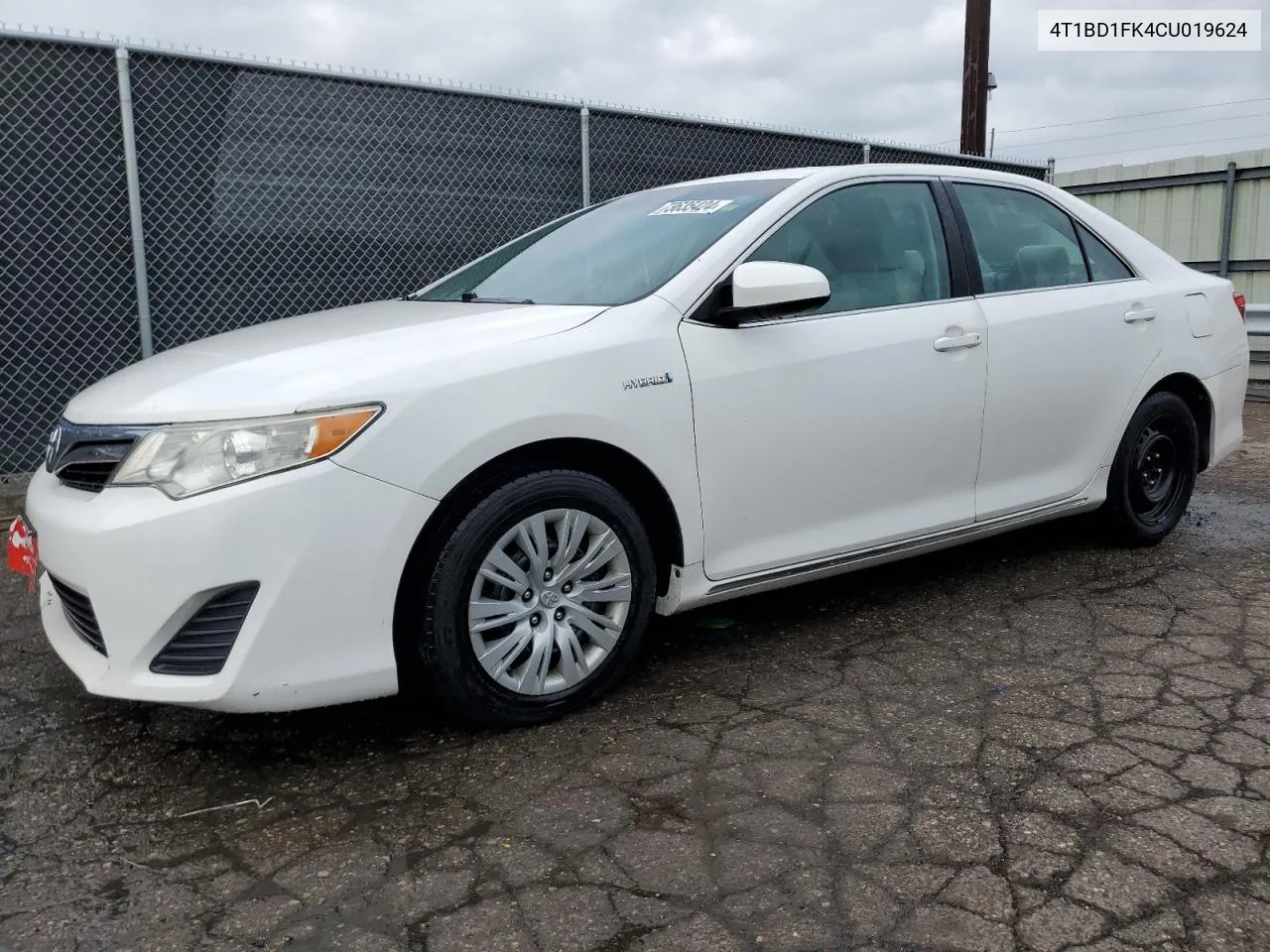 2012 Toyota Camry Hybrid VIN: 4T1BD1FK4CU019624 Lot: 73635424