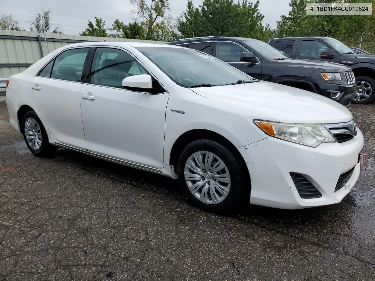 2012 Toyota Camry Hybrid VIN: 4T1BD1FK4CU019624 Lot: 73635424