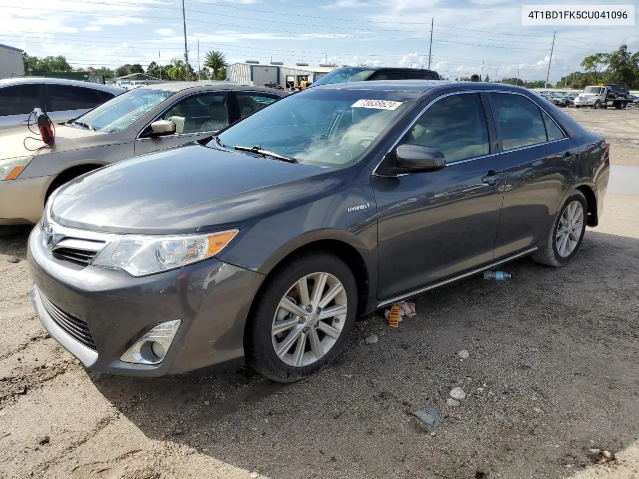 2012 Toyota Camry Hybrid VIN: 4T1BD1FK5CU041096 Lot: 73638624