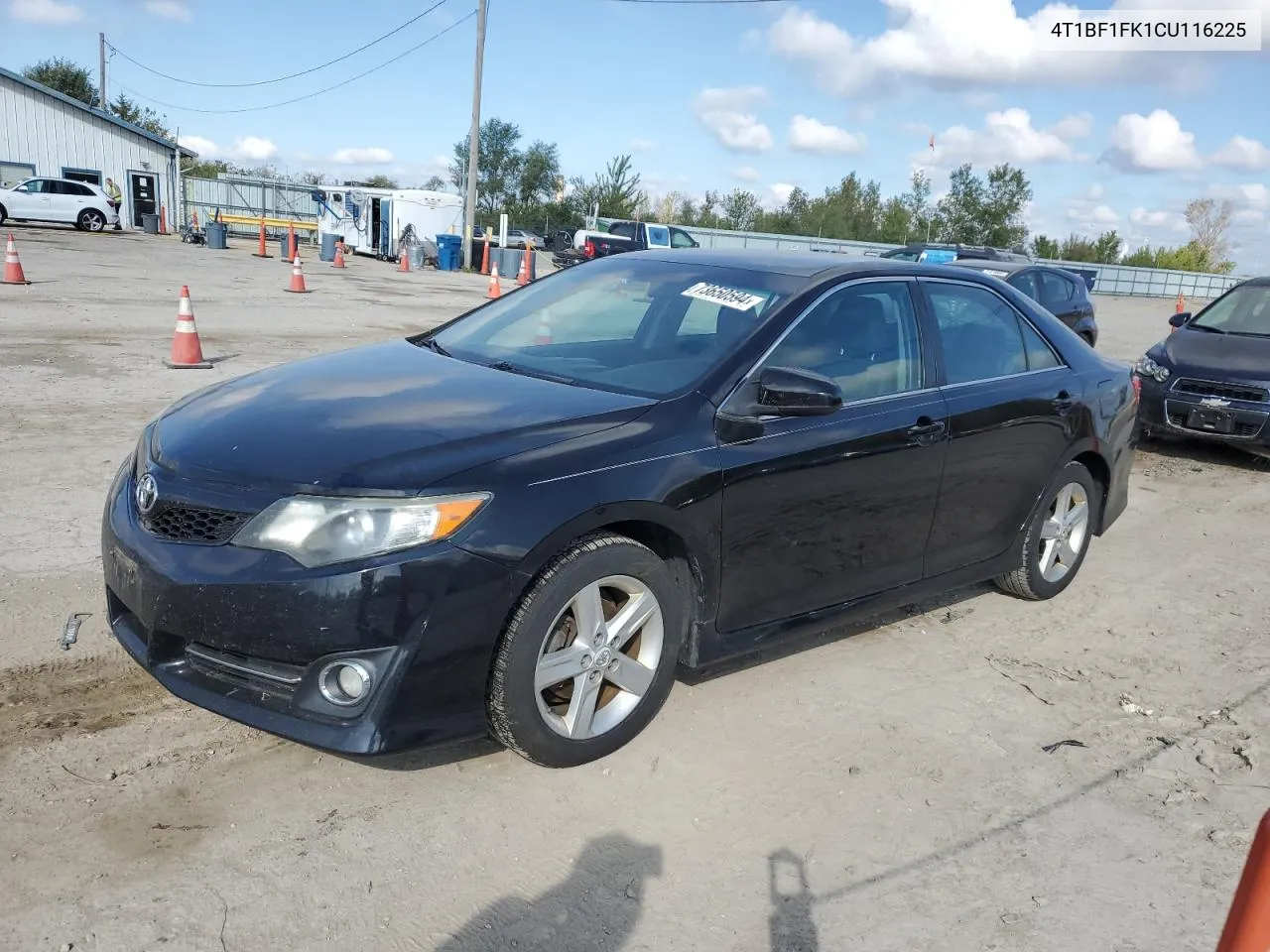 2012 Toyota Camry Base VIN: 4T1BF1FK1CU116225 Lot: 73650594