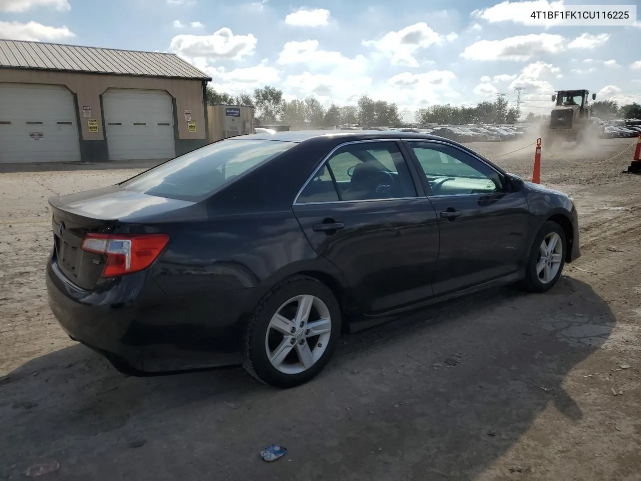 2012 Toyota Camry Base VIN: 4T1BF1FK1CU116225 Lot: 73650594