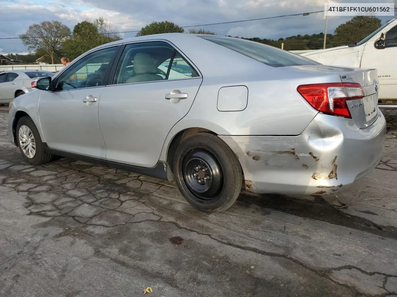 2012 Toyota Camry Base VIN: 4T1BF1FK1CU601562 Lot: 73668004