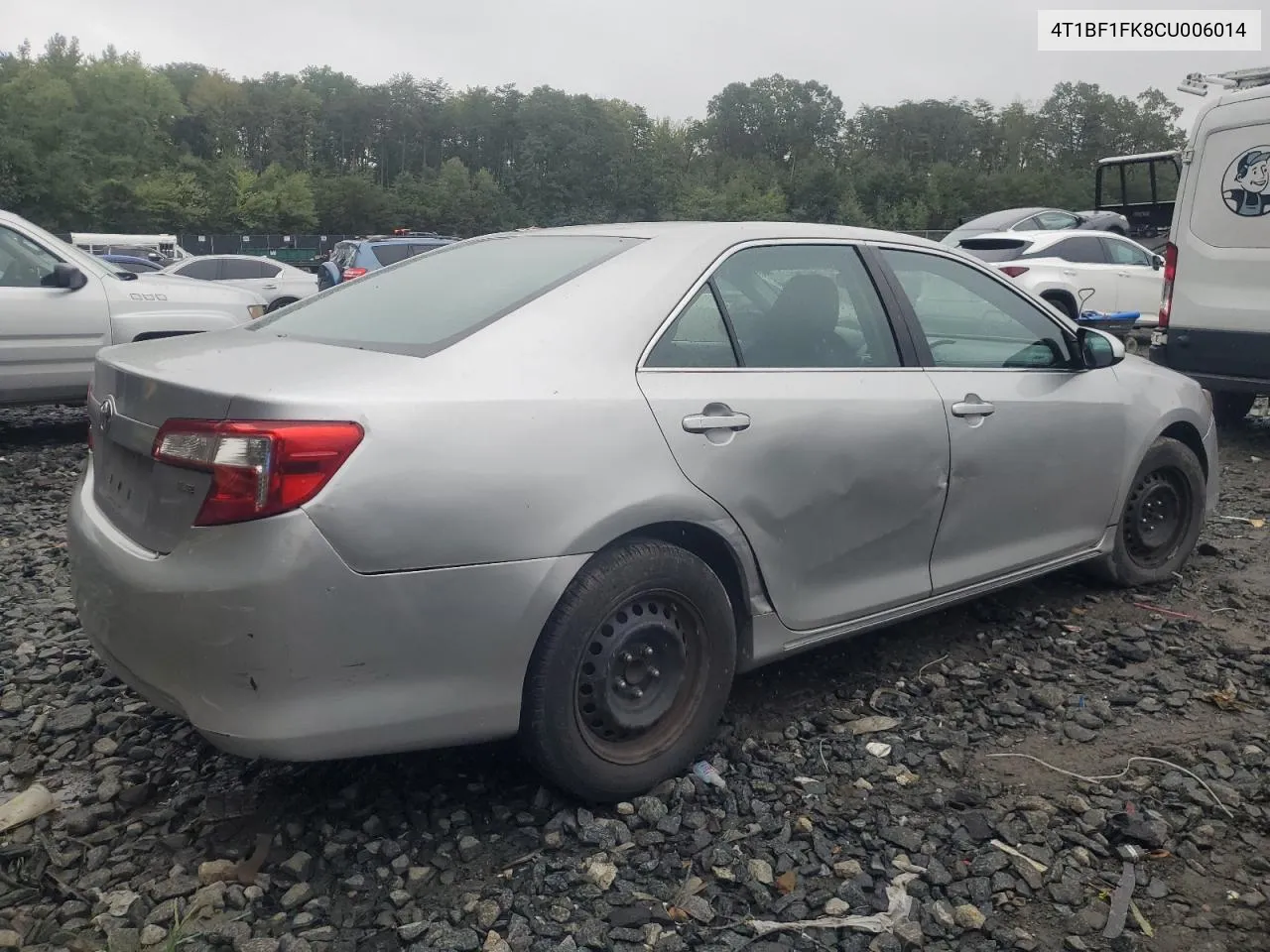 2012 Toyota Camry Base VIN: 4T1BF1FK8CU006014 Lot: 73688404