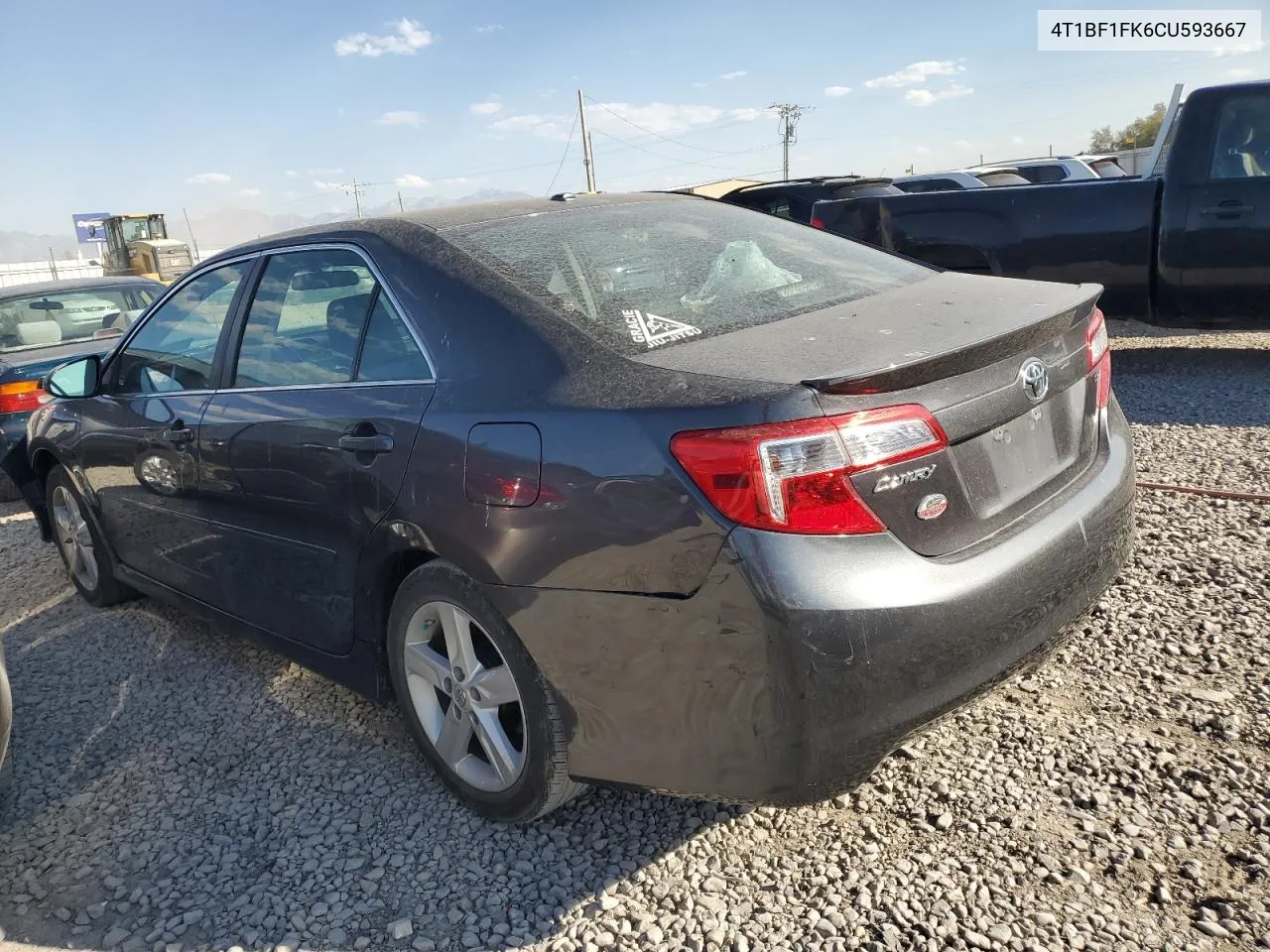 2012 Toyota Camry Base VIN: 4T1BF1FK6CU593667 Lot: 73762794