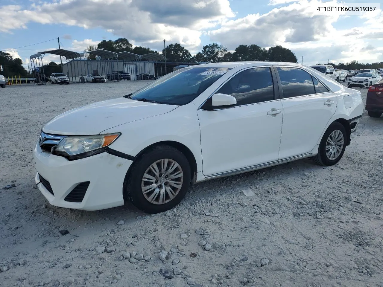 2012 Toyota Camry Base VIN: 4T1BF1FK6CU519357 Lot: 73763274