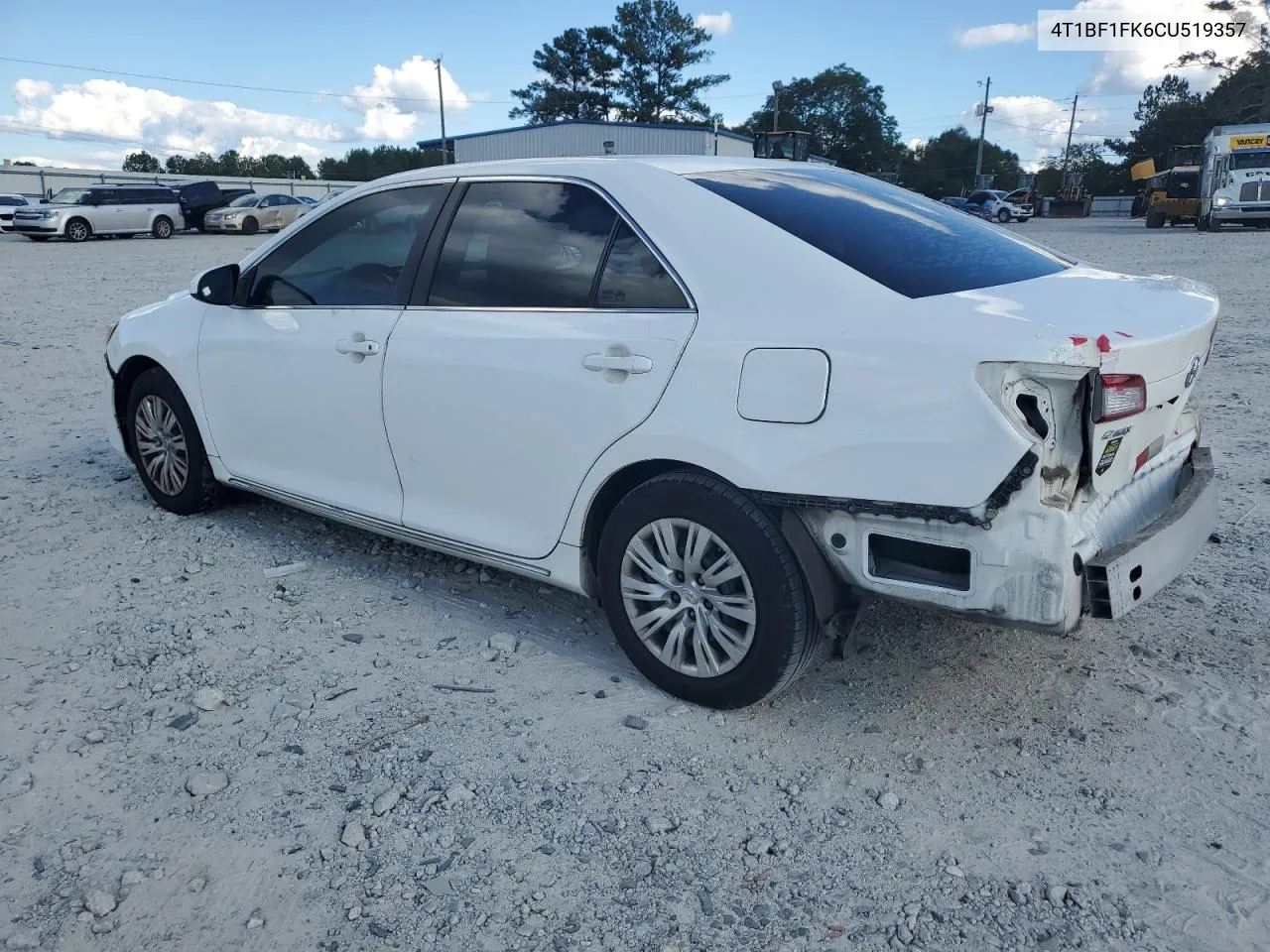 2012 Toyota Camry Base VIN: 4T1BF1FK6CU519357 Lot: 73763274