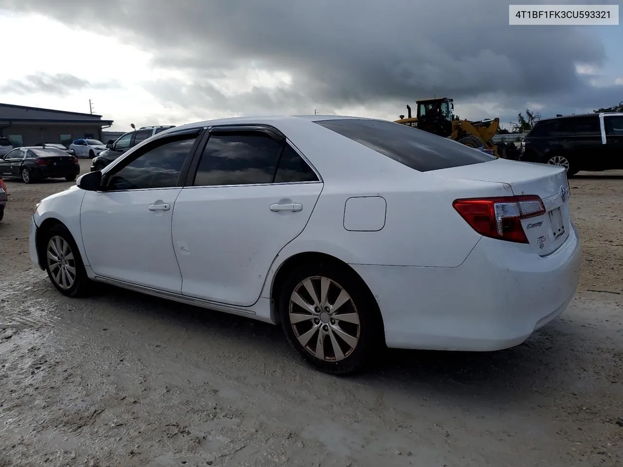 2012 Toyota Camry Base VIN: 4T1BF1FK3CU593321 Lot: 73826844