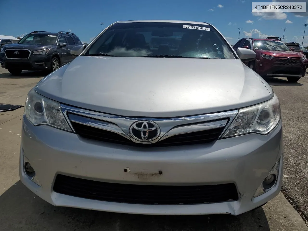 2012 Toyota Camry Base VIN: 4T4BF1FK5CR243372 Lot: 73876684