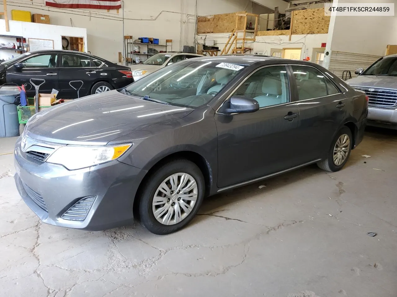 2012 Toyota Camry Base VIN: 4T4BF1FK5CR244859 Lot: 73943294