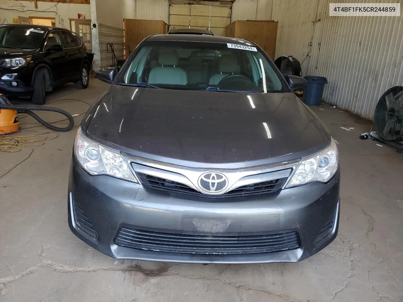 2012 Toyota Camry Base VIN: 4T4BF1FK5CR244859 Lot: 73943294