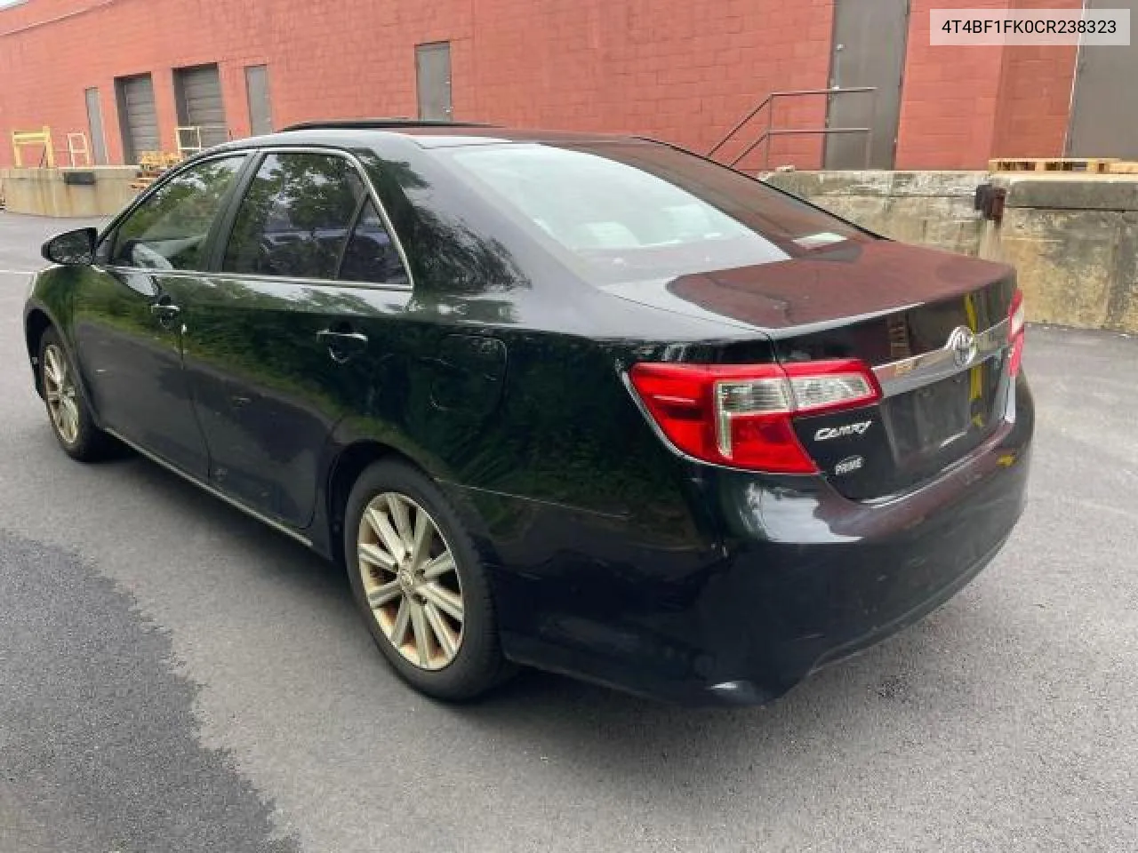 2012 Toyota Camry Base VIN: 4T4BF1FK0CR238323 Lot: 73954674