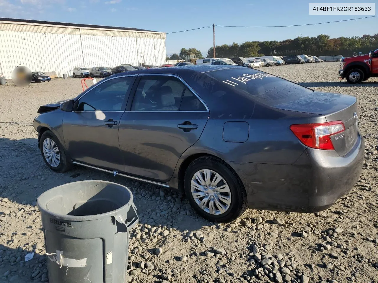 2012 Toyota Camry Base VIN: 4T4BF1FK2CR183633 Lot: 73995734